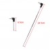 Retractable 3 5mm FM Radio Antenna for Mobile Phone  Max Length  24 5cm