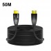 DTECH HDMI 2 0 Version Fiber Optical Line 4K 60Hz Large Screen TV Engineering Wiring  Length  50m